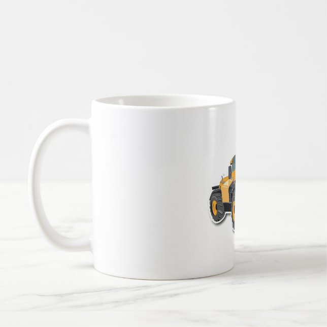 telescopic loader coffee mug (Left)