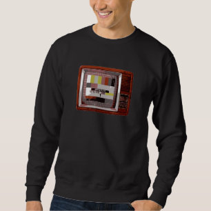 Television Break Ddr Test Picture Sweatshirt