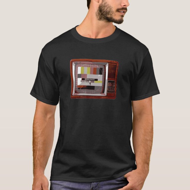 Television Break Ddr Test Picture T-Shirt (Front)