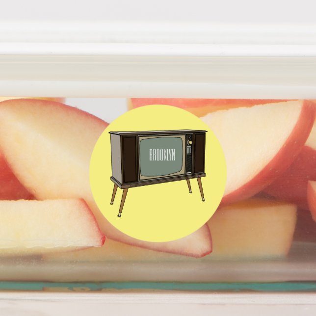 Television cartoon illustration (Affixed)