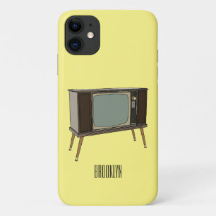 Television cartoon illustration iPhone 11 case