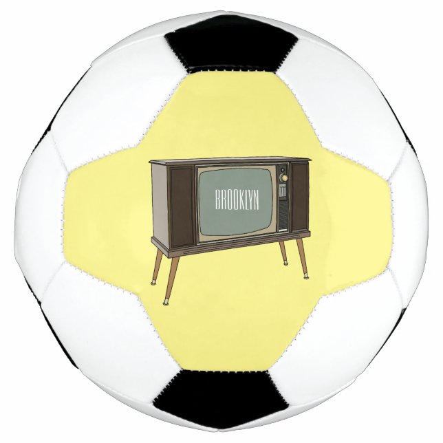 Television cartoon illustration football (Front)