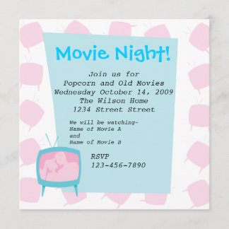 Television Moments Invitation