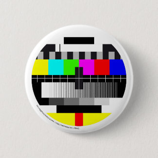 Television/Television/TV 6 Cm Round Badge