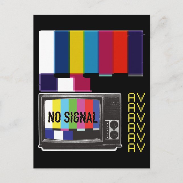 Television Test Card No Signal Vaporwave (Front)