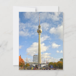 Television Tower, Berlin, Germany Postcard