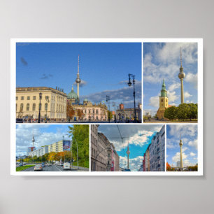 Television Tower, Berlin, Germany Poster
