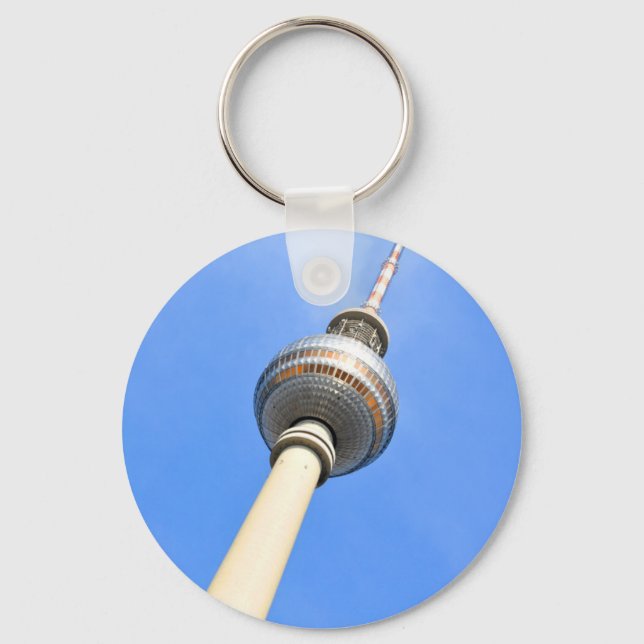 Television Tower (Fernsehturm) in Berlin, Germany Key Ring (Front)