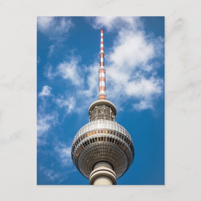 Television tower in Berlin (Germany) Postcard (Front)