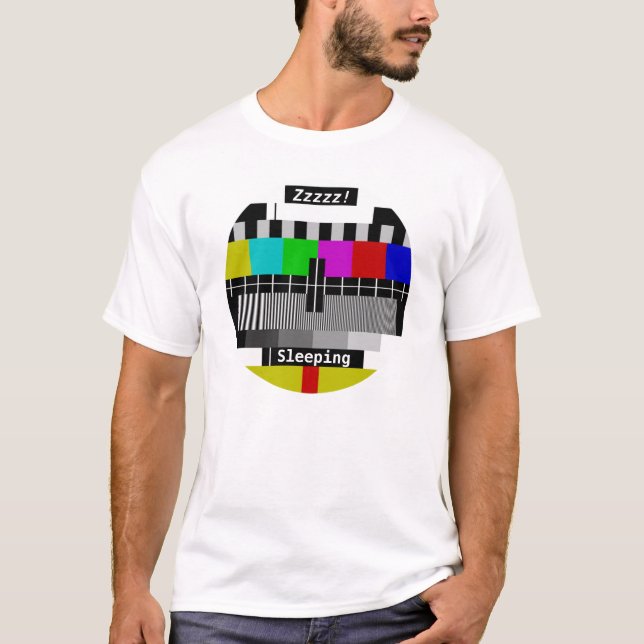 Television - Tv stand by test card T-Shirt (Front)