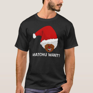 Tell Black Santa What You Want for Christmas T-Shirt
