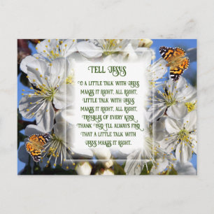Tell Jesus! Postcard