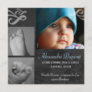 Tell of birth Boy Announcement