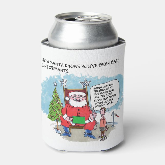 Tell Santa can cooler (Can Front)