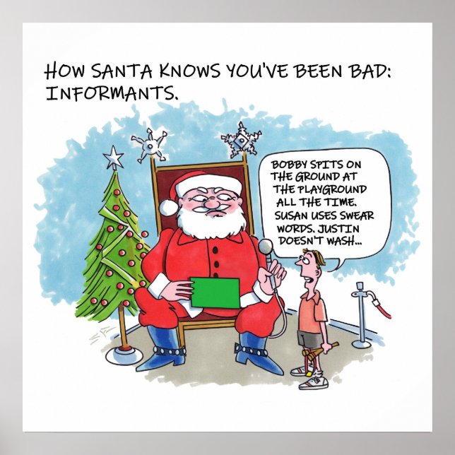 Tell Santa matte poster (Front)