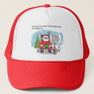 Tell Santa trucker hat