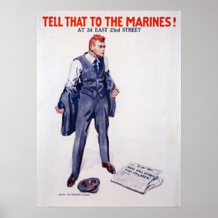 Tell That To The Marines Poster