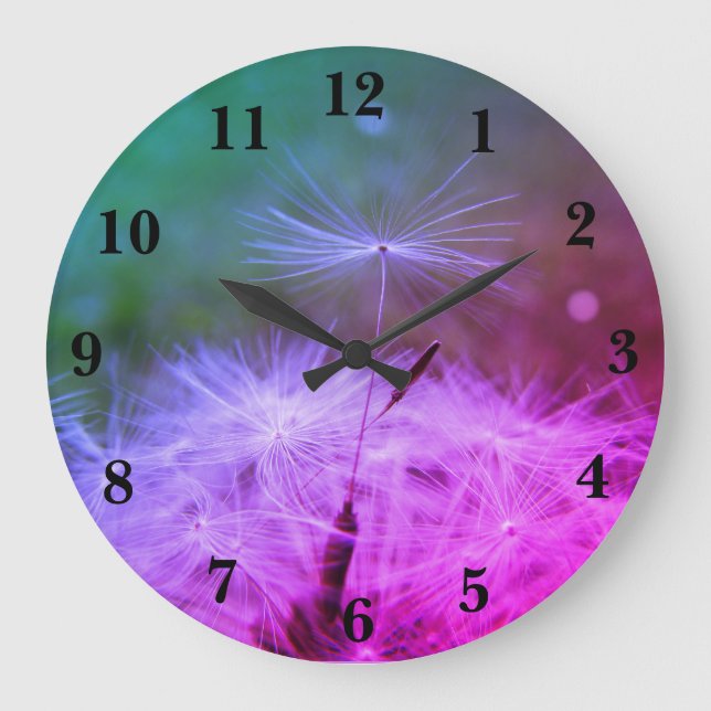 Tell the time with a Dandilion Clock with numbers. (Front)