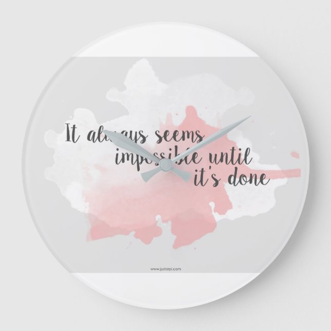 Tell Time!!! Wall Clock (Front)