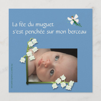 Tell us about the birth of a muguet and fée felt b announcement