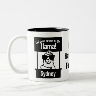 Tell Your Drama To The Llama Personalise Mug