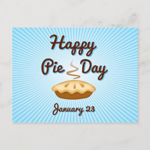 Tell your Friends About Pie Day Postcard