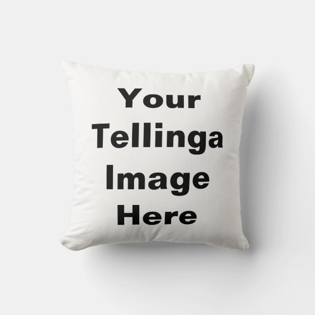 Tellinga Throw Pillow (Front)
