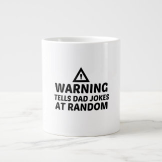 TELLS DAD JOKES AT RANDOM LARGE COFFEE MUG