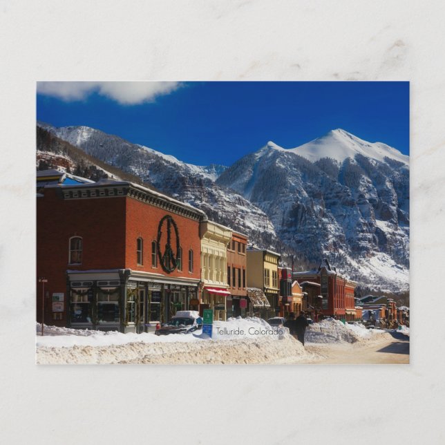 Telluride, Colorado landscape photograph Postcard (Front)