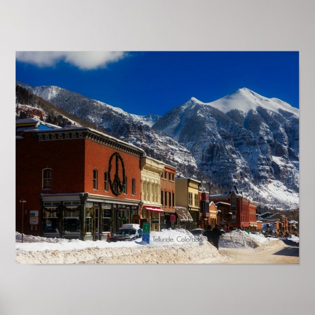 Telluride, Colorado landscape photograph Poster (Front)