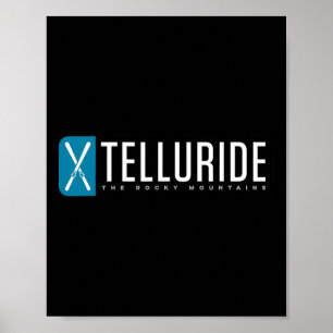 Telluride Colorado Mountain Ski Poster
