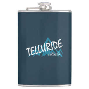 Telluride Colorado Mountains Hip Flask