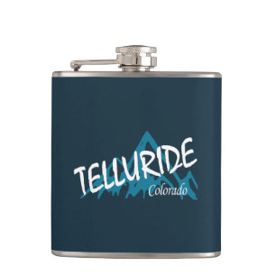 Telluride Colorado Mountains Hip Flask