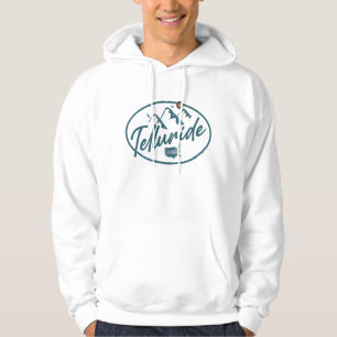 Telluride Colorado Mountains Vintage Distressed Hoodie