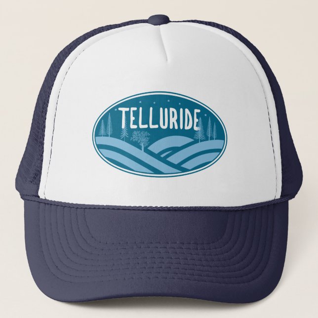Telluride Colorado Outdoors Trucker Hat (Front)