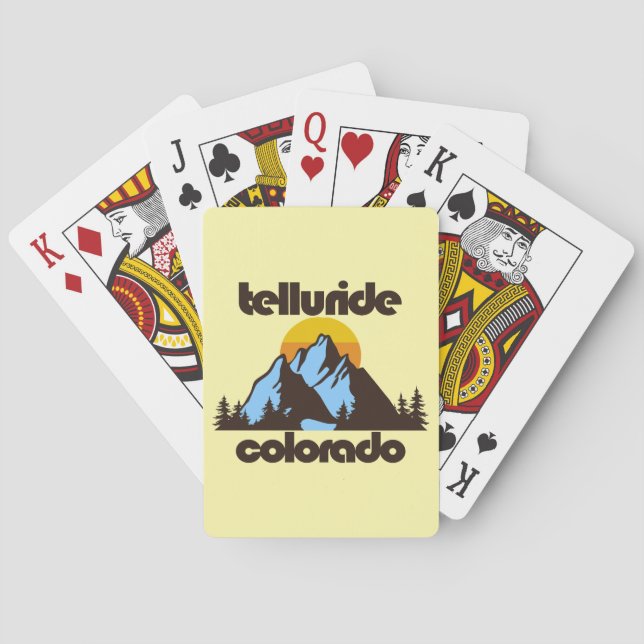 Telluride,Colorado Playing Cards (Back)