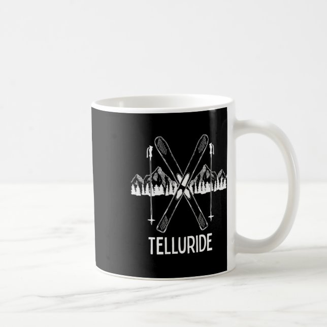 Telluride Colorado Rocky Mountains Co Skiing Snowb Coffee Mug (Right)