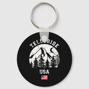 Telluride Colorado Ski Resort Alpine Skiing Americ Key Ring