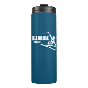 Telluride Colorado Skier Thermal Tumbler