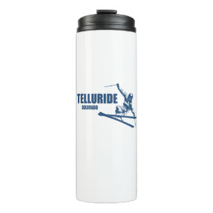 Telluride Colorado Skier Thermal Tumbler