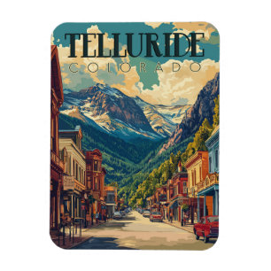 Telluride, Colorado Vintage Travel Magnet