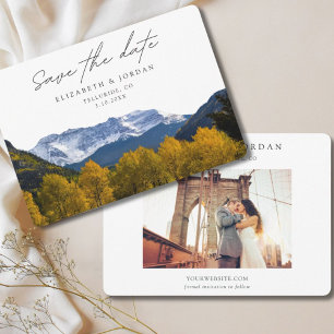 Telluride Wedding Colorado Save the Date Invitation