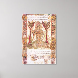 Tellus, from Exultet I, c.1030 Canvas Print