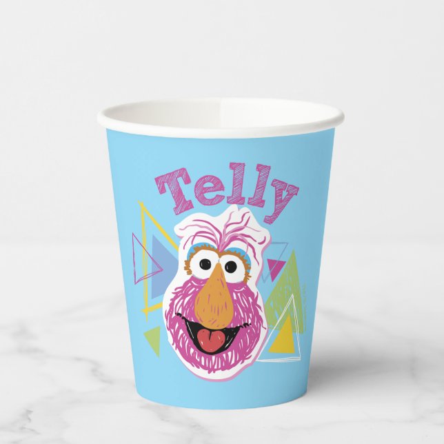 Telly Monster Fun Graphic Paper Cups (Left)