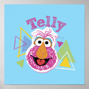 Telly Monster Fun Graphic Poster