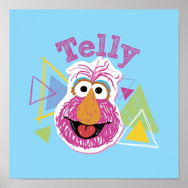 Telly Monster Fun Graphic Poster (Front)