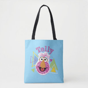 Telly Monster Fun Graphic Tote Bag