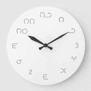 Telugu numeral clock