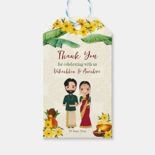 Telugu Tamil South Indian wedding Gift Tags