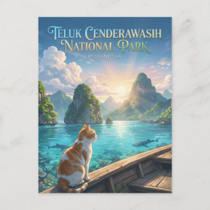 Teluk Cenderawasih National Park Indonesia Postcard